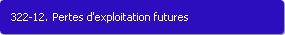 322-12. Pertes d'exploitation futures