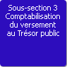 Sous-section 3. Comptabilisation du versement au Trsor public