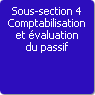 Sous-section 4. Comptabilisation et évaluation du passif