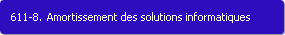 611-8. Amortissement des solutions informatiques