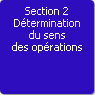 Section 2. Dtermination du sens des oprations