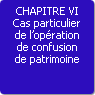 CHAPITRE VI. Cas particulier de l'opration de confusion de patrimoine