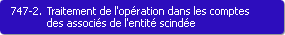 747-2. Traitement de l'opration dans les comptes des associs de l'entit scinde