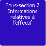 Sous-section 7. Informations relatives  l'effectif