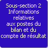 Sous-section 2. Informations relatives aux postes du bilan et du compte de rsultat