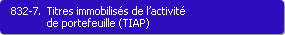 832-7. Titres immobiliss de l'activit de portefeuille (TIAP)
