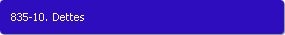 835-10. Dettes