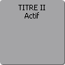 TITRE II. Actif