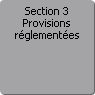 Section 3. Provisions rglementes