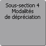 Sous-section 4. Modalits de dprciation