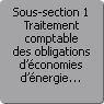 Sous-section 1. Traitement comptable des obligations d'conomies d'nergie : comptabilisation d'un passif li aux ventes d'nergie