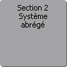 Section 2. Systme abrg