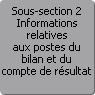 Sous-section 2. Informations relatives aux postes du bilan et du compte de rsultat