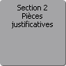 Section 2. Pices justificatives