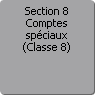 Section 8. Comptes spciaux (Classe 8)